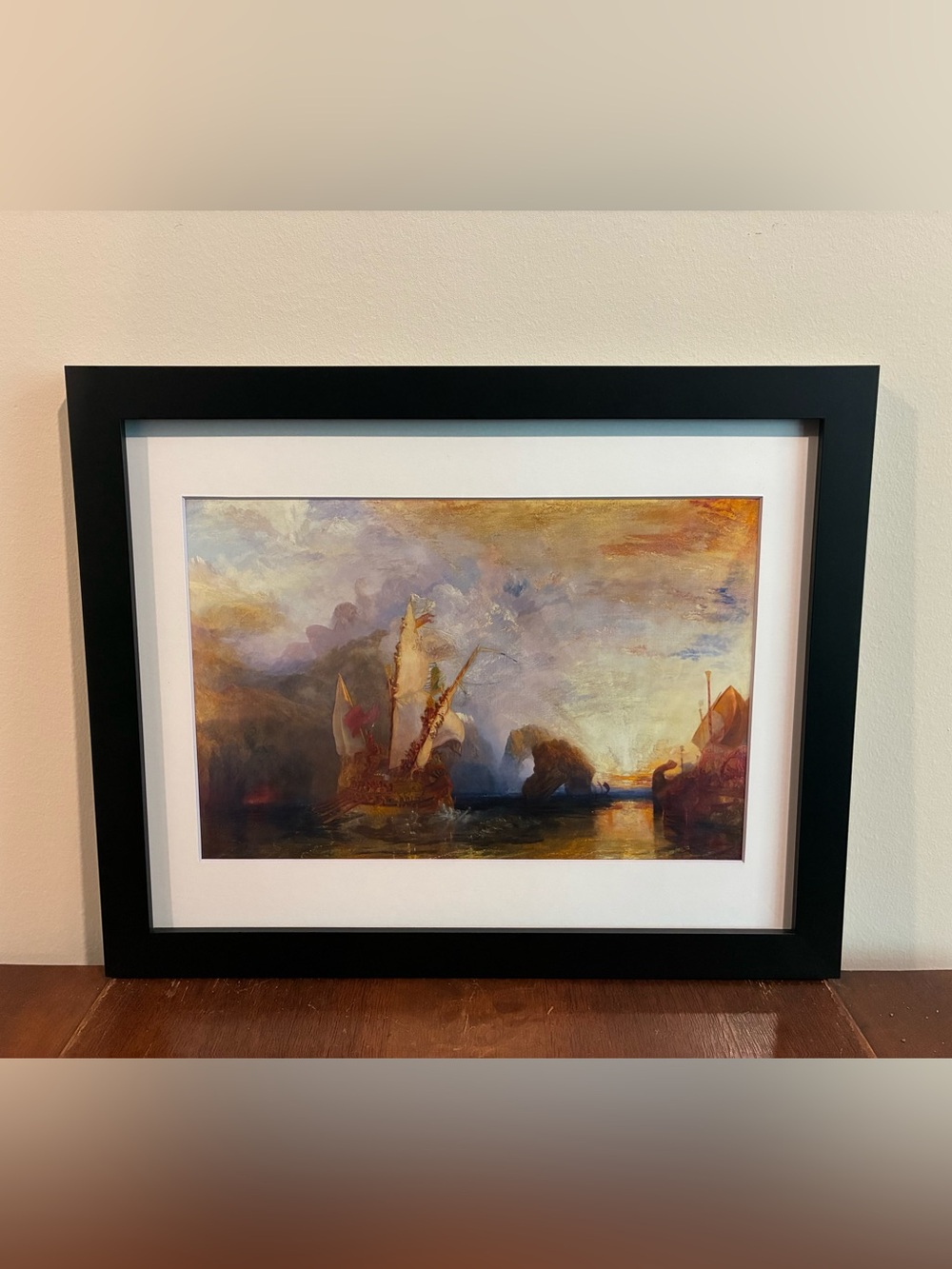 Odysseus Deriding Polyphemus Framed Print 15x12 Turner Landscape Ulysses Cyclops